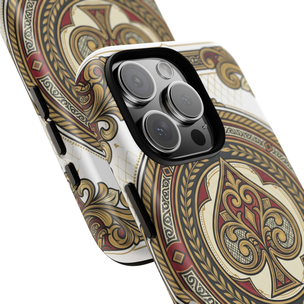 Ornate Ace of Spades Magnetic Tough Case