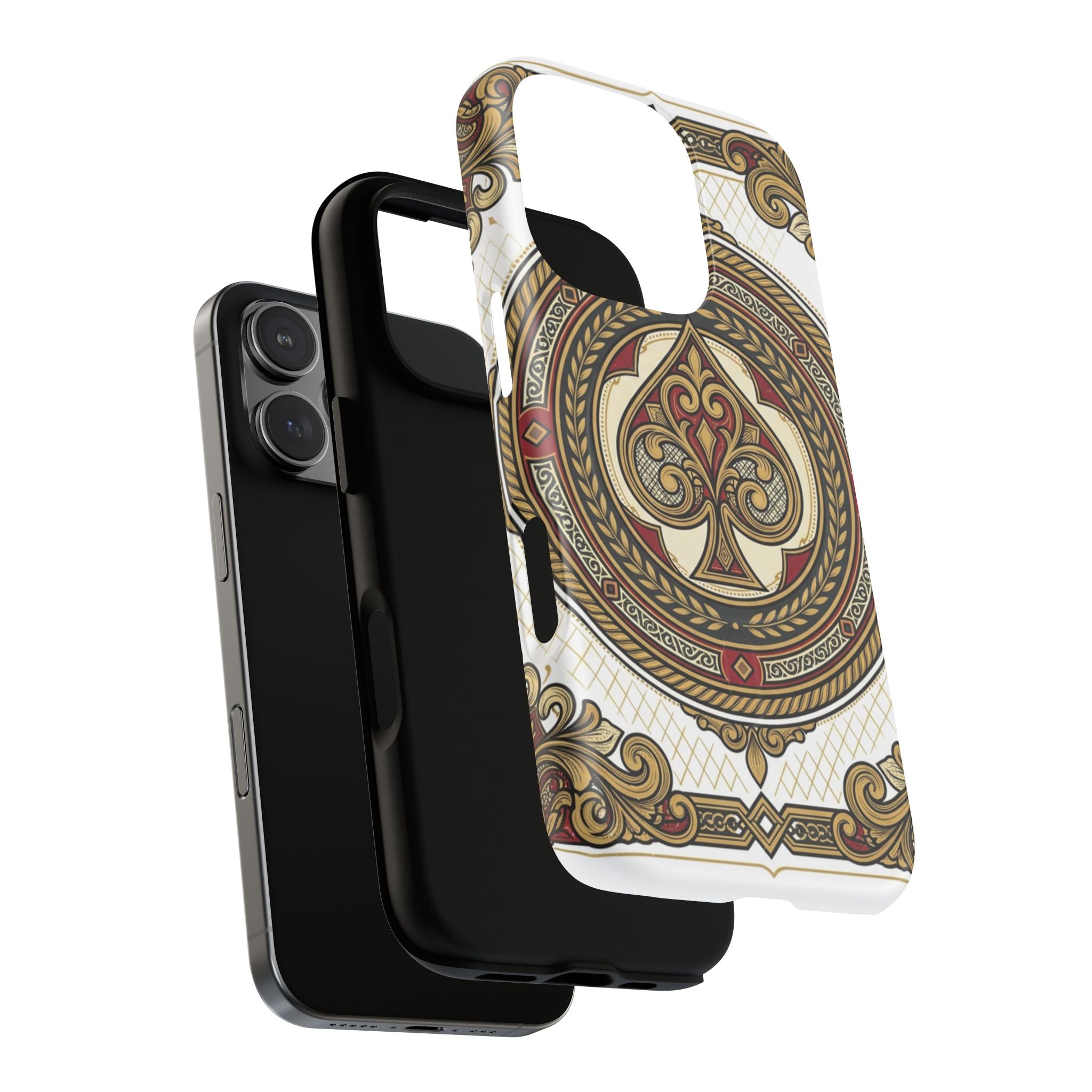 Ornate Ace of Spades Magnetic Tough Case