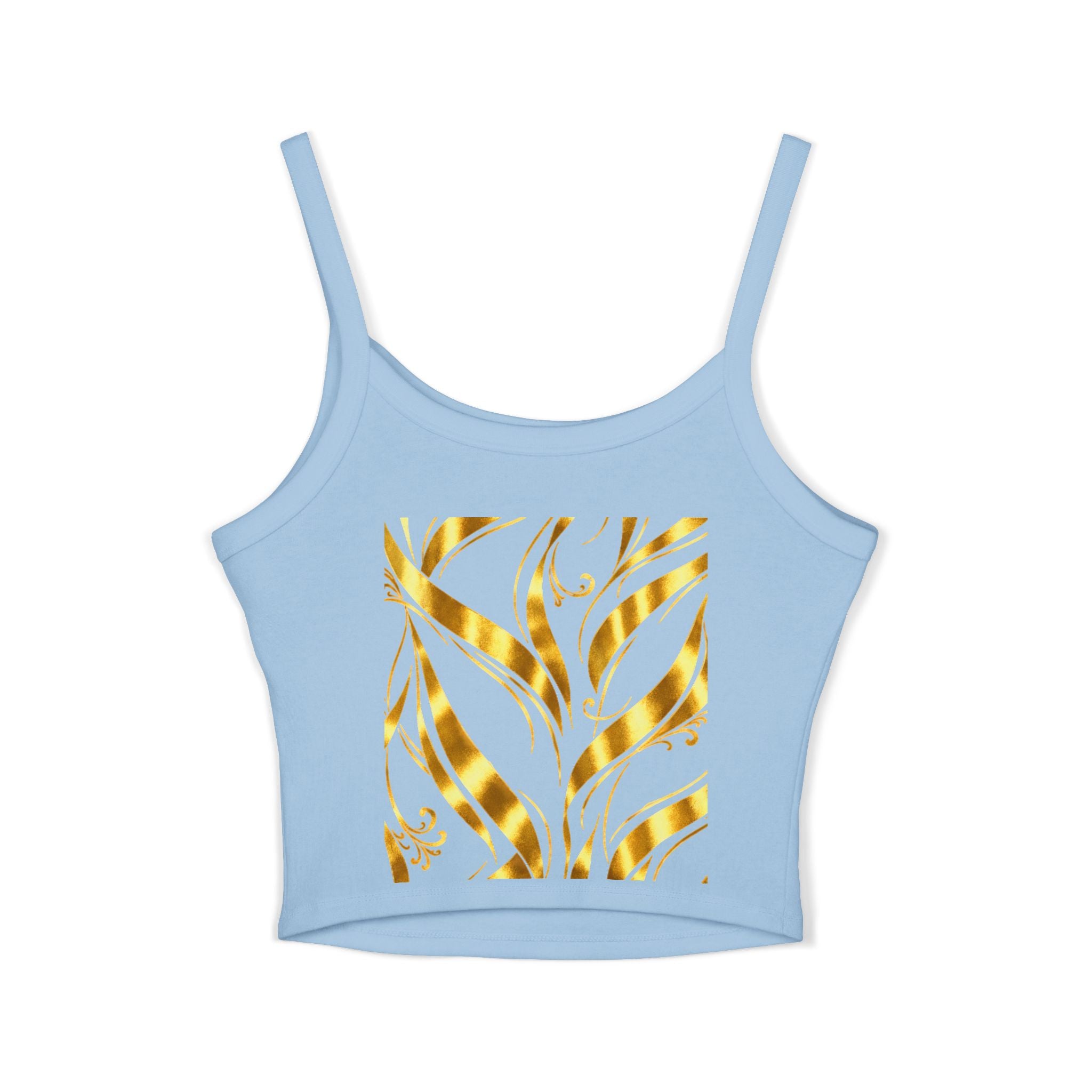 Gold Leaf Abstract Tank Top