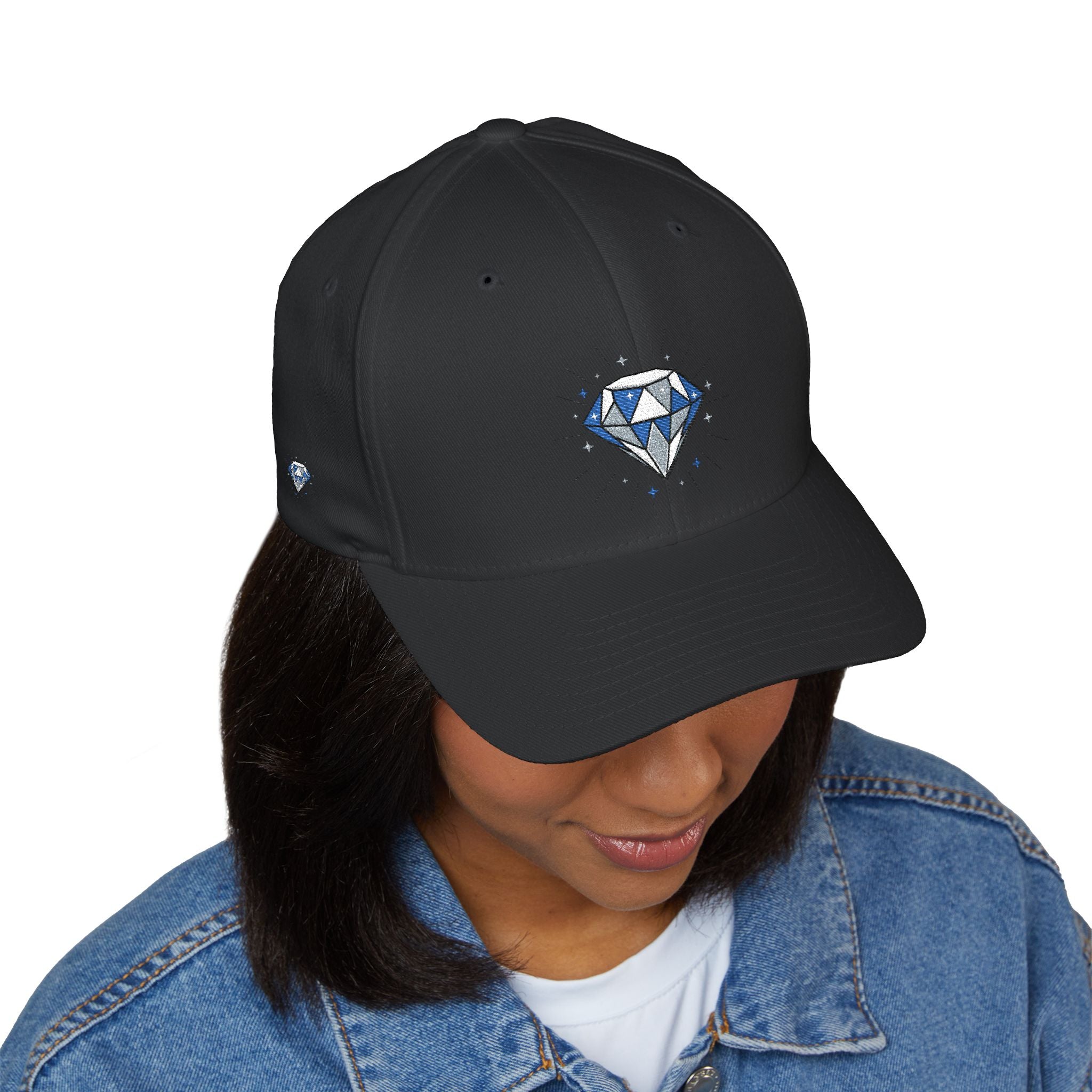 Diamond Sparkle Embroidered Cap