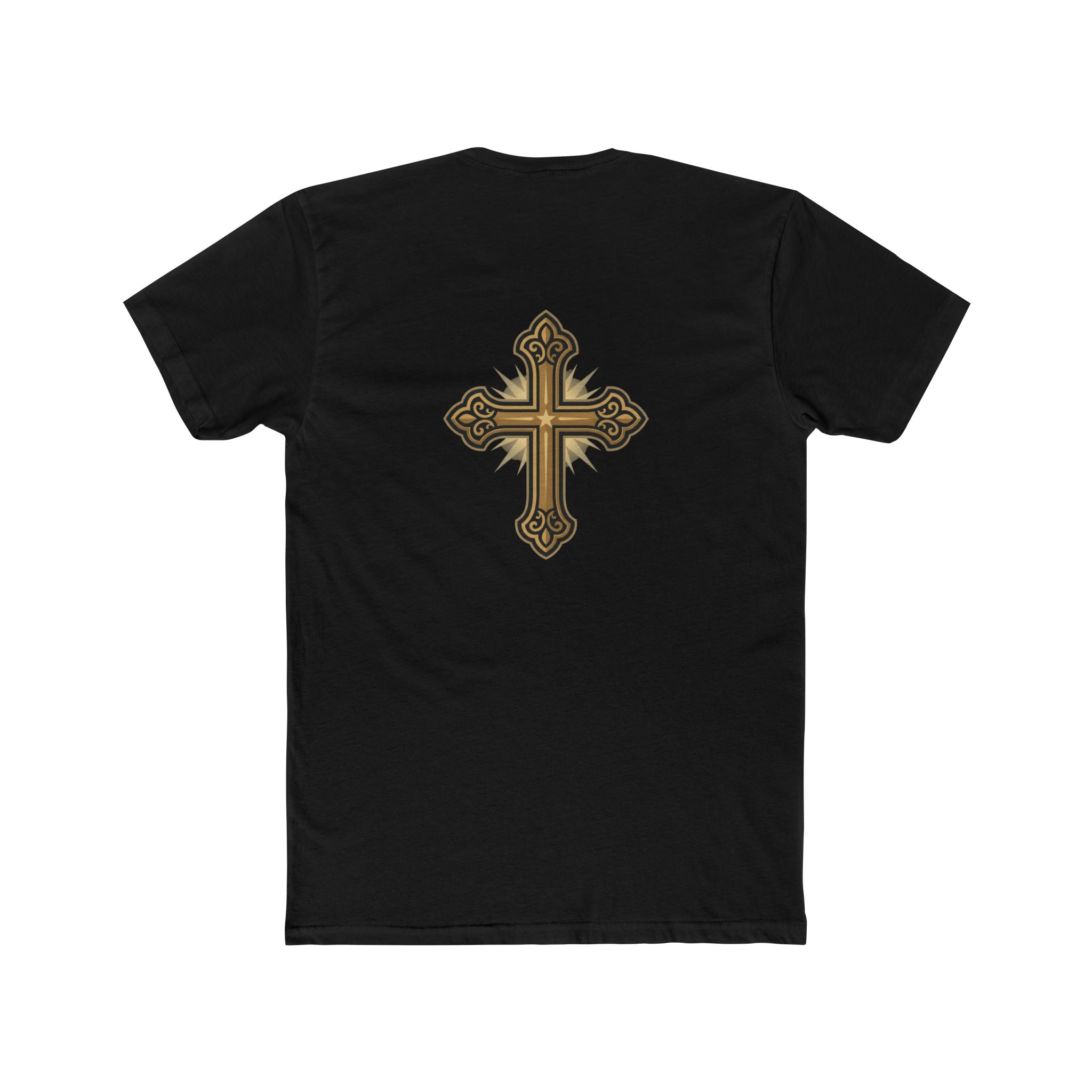 Gold Ornate Cross T-Shirt