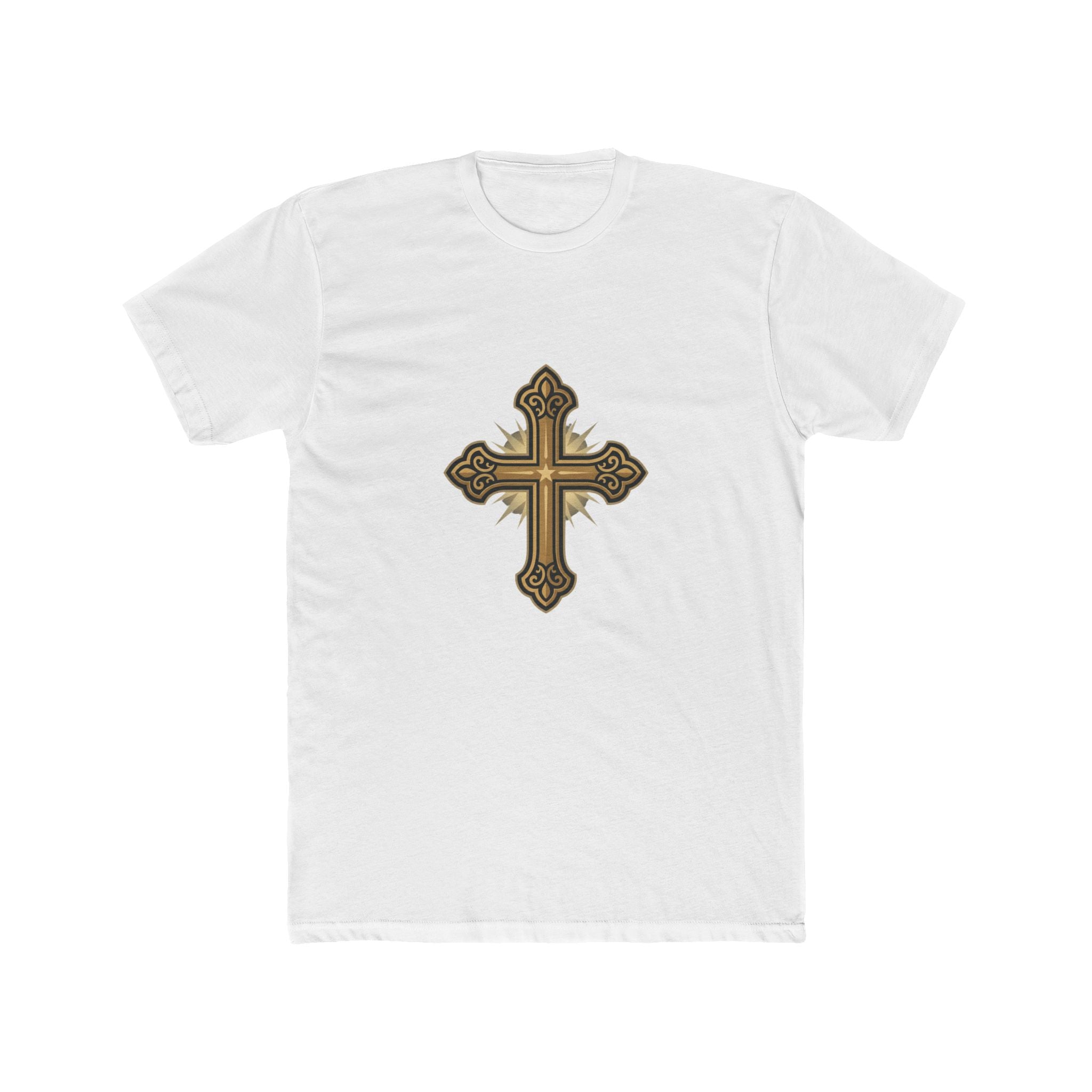 Gold Ornate Cross T-Shirt