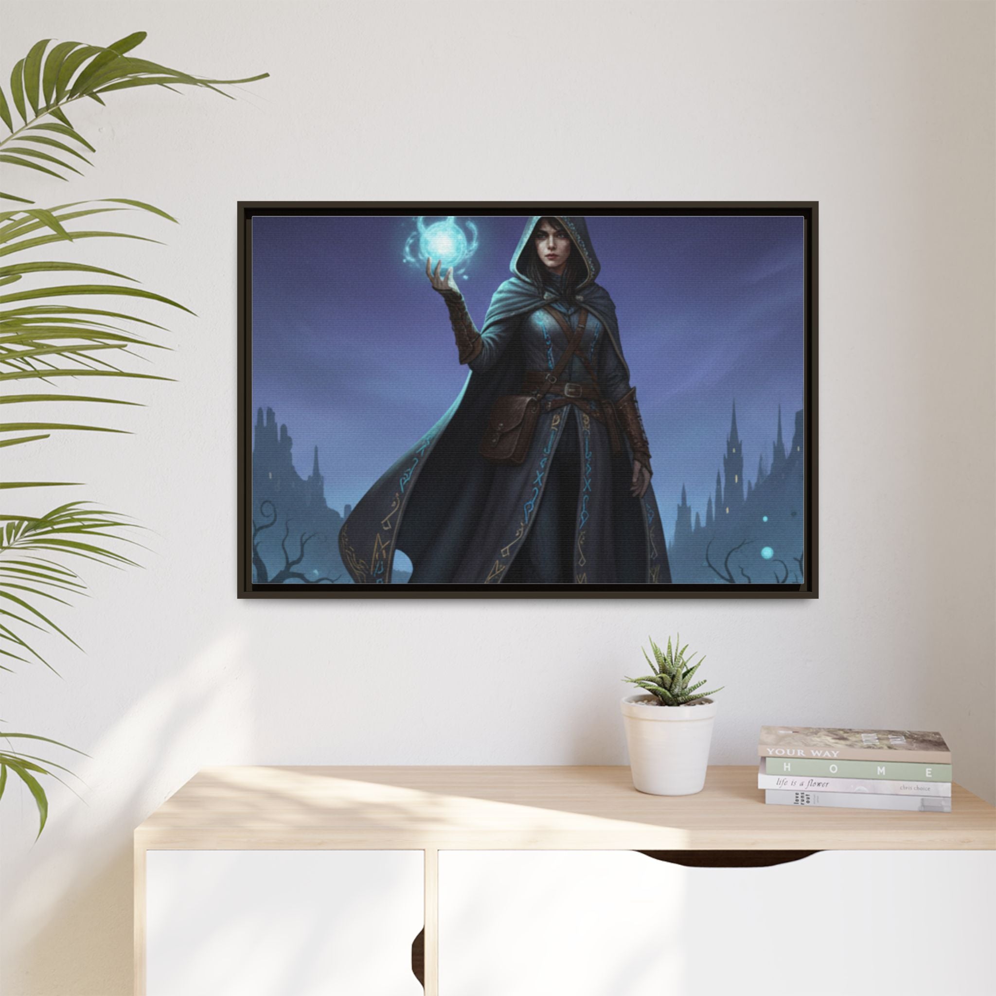 Framed Matte Canvas Wall Art