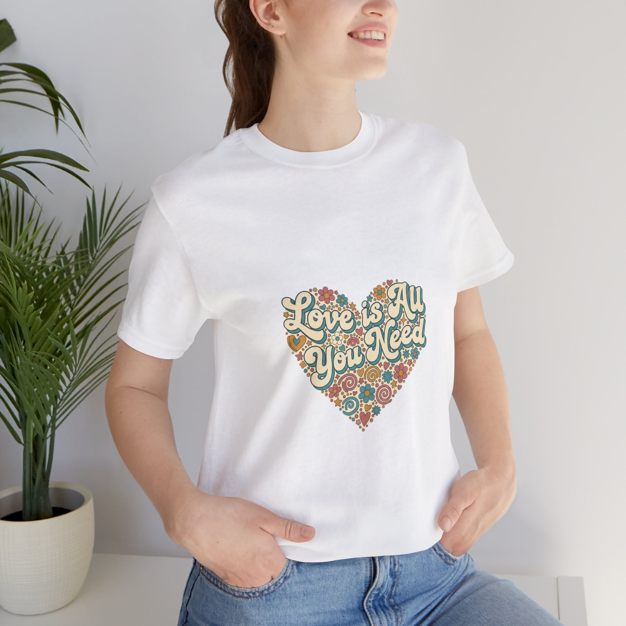 Love Is All You Need Heart Tee