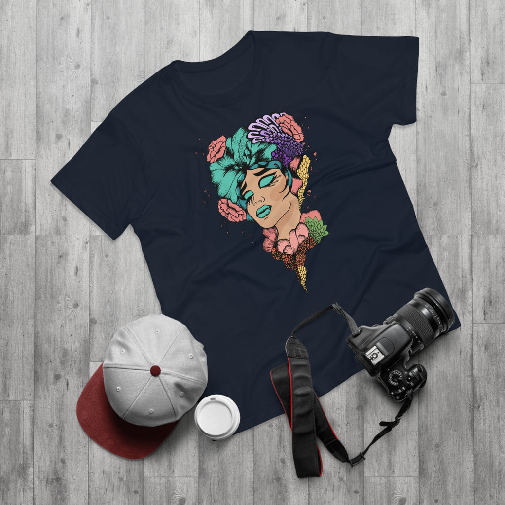 Floral Fantasy Portrait T-Shirt