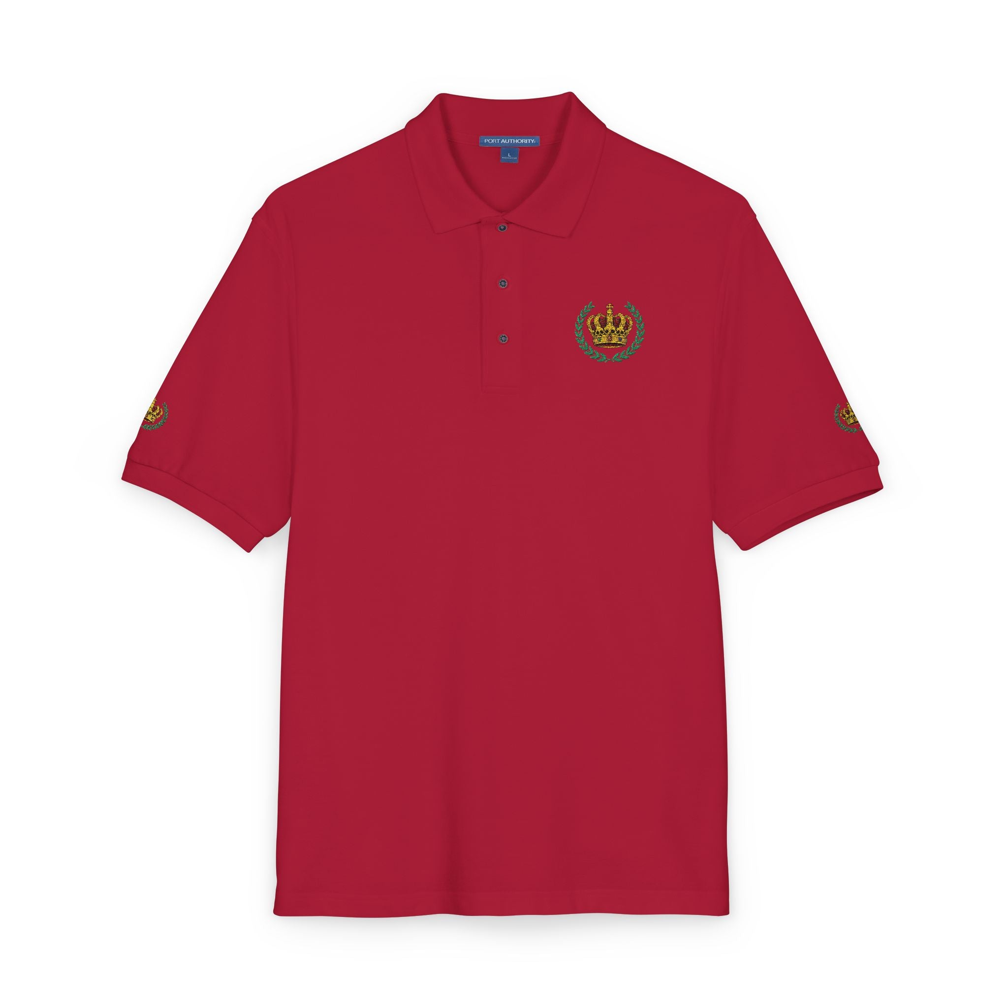 Embroidered Crest Polo Shirt