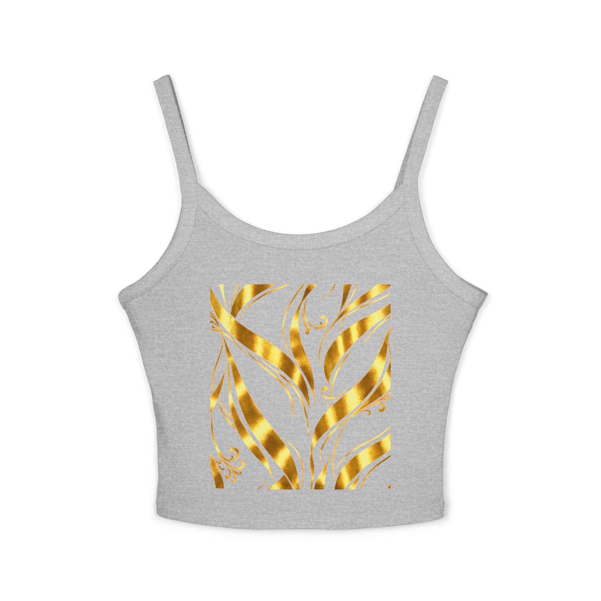 Gold Leaf Abstract Tank Top
