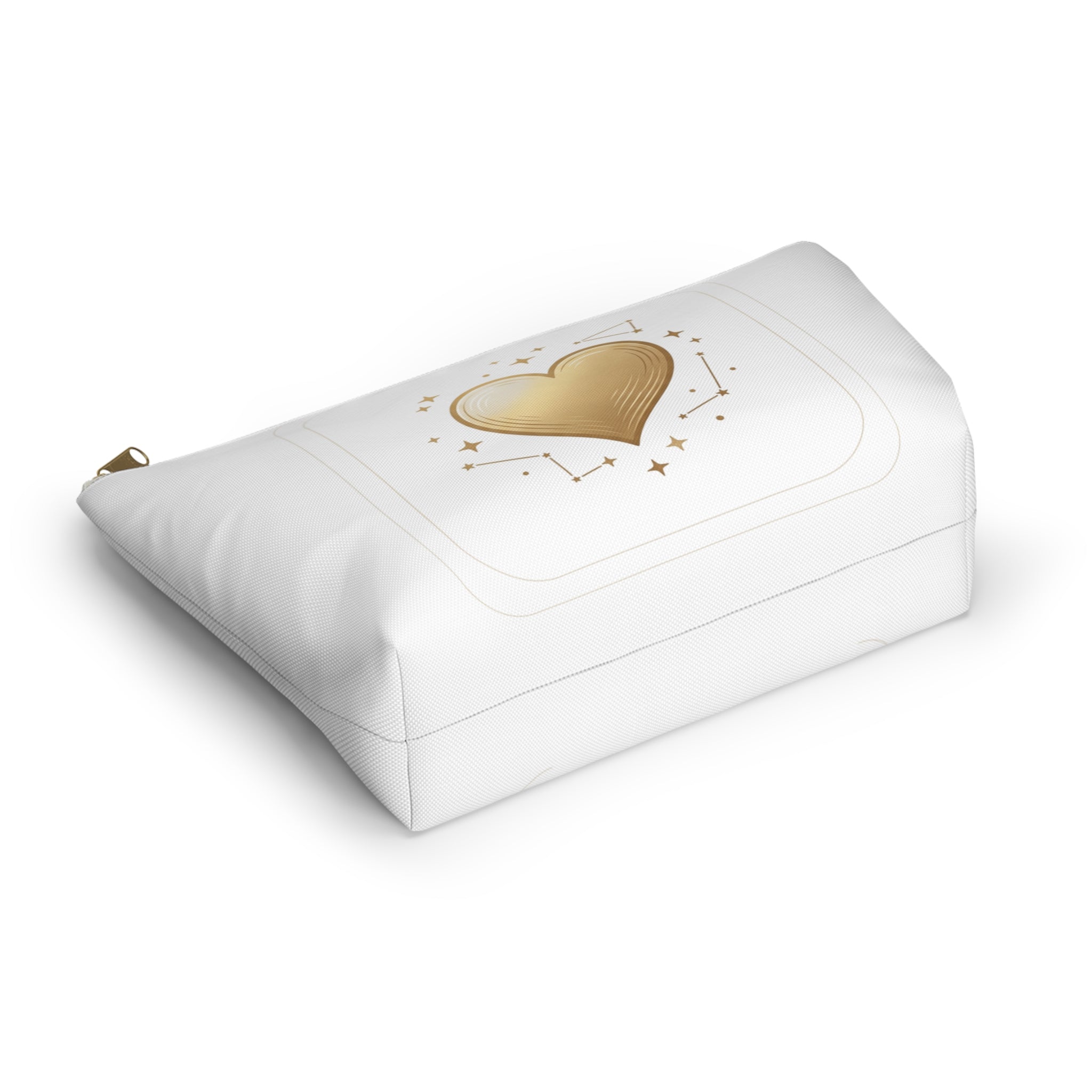 Gold Heart Constellation Accessory Pouch