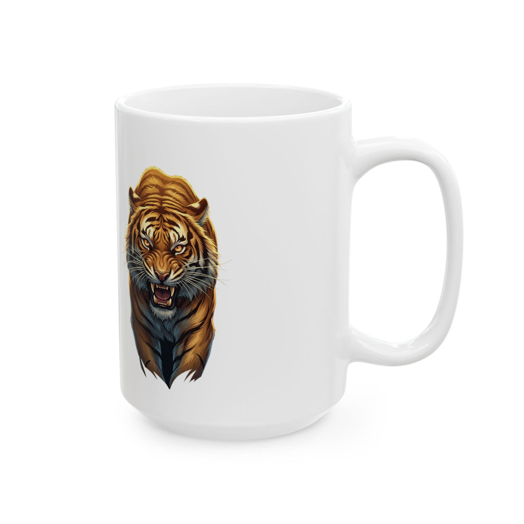 Roaring Tiger Ceramic Mug — Coffee Cup (11oz, 15oz)