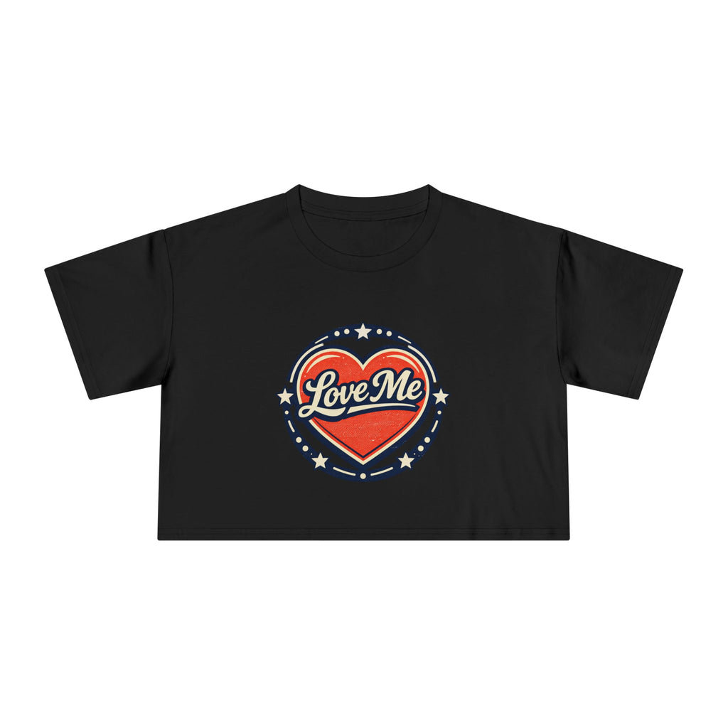Love Me Heart Crop Tee — Women's Crop Top
