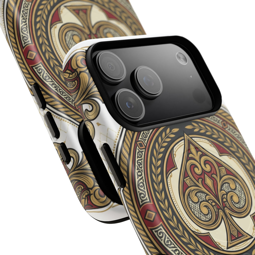 Ornate Ace of Spades Magnetic Tough Case