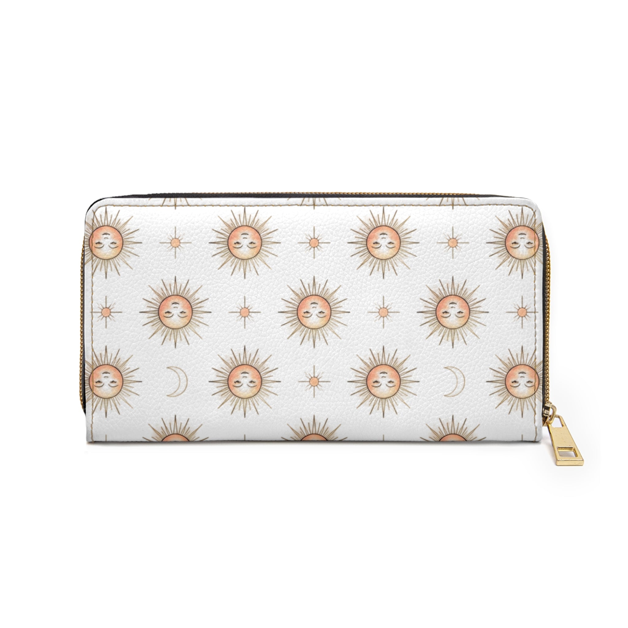 Sun & Moon Zipper Wallet