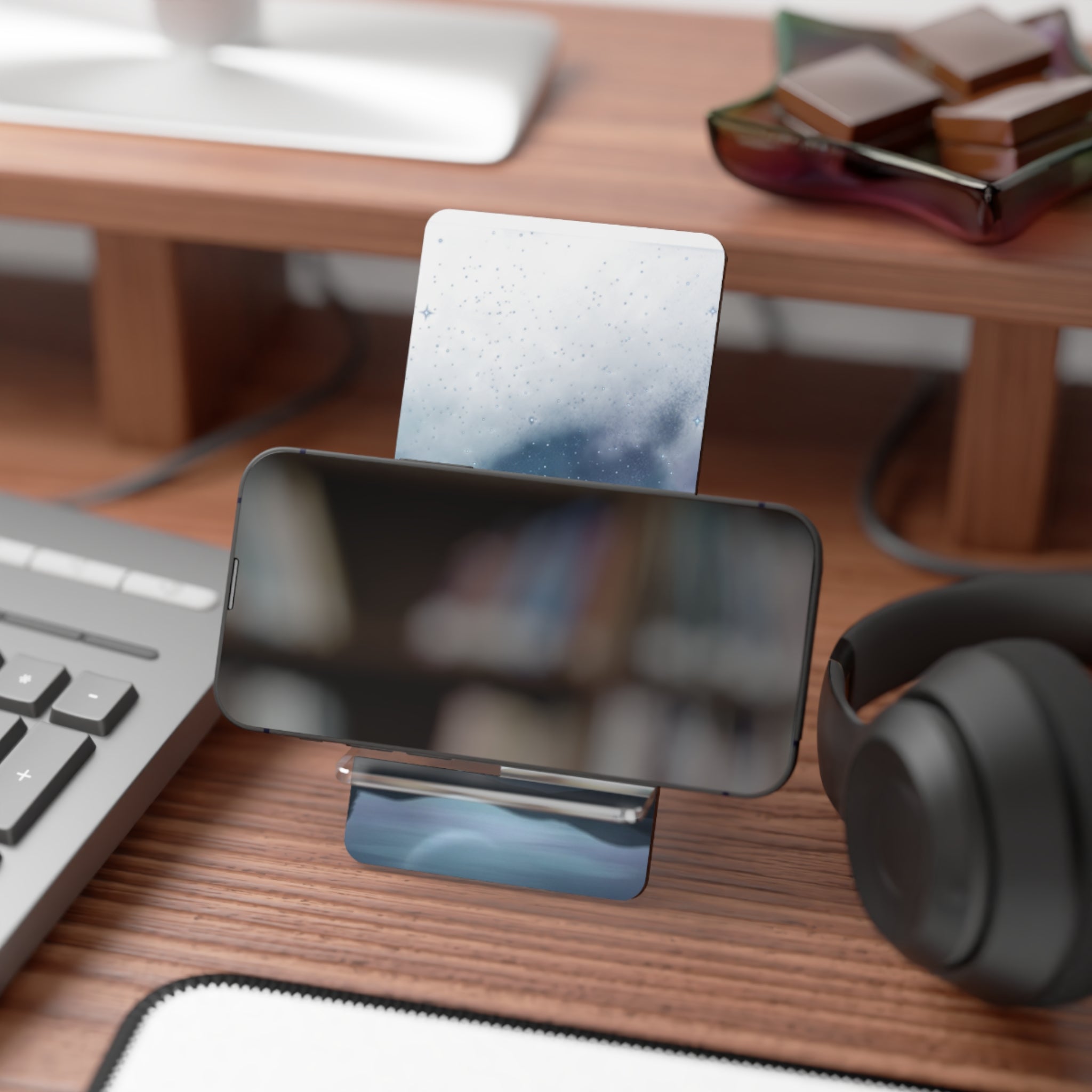 Phone Stand — Moon Night Sky