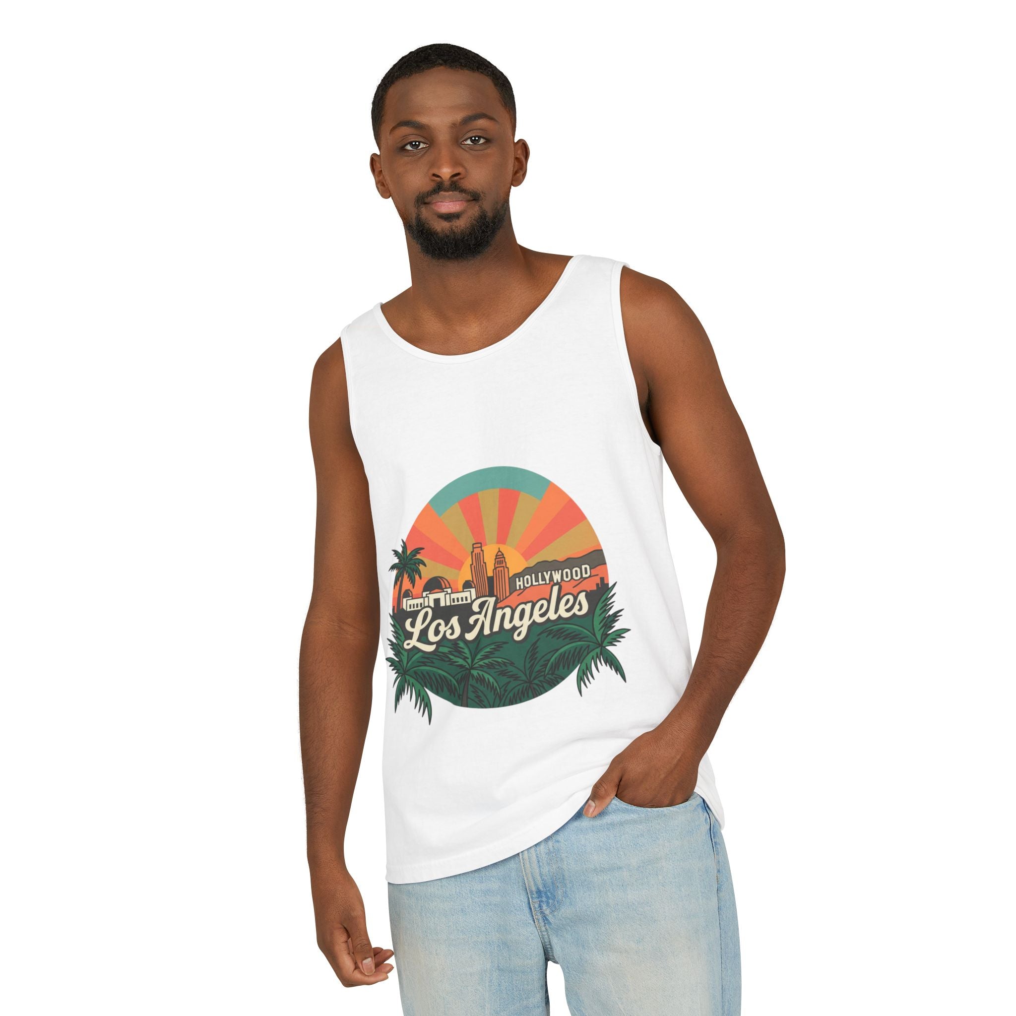Los Angeles Retro Sunset Tank Top