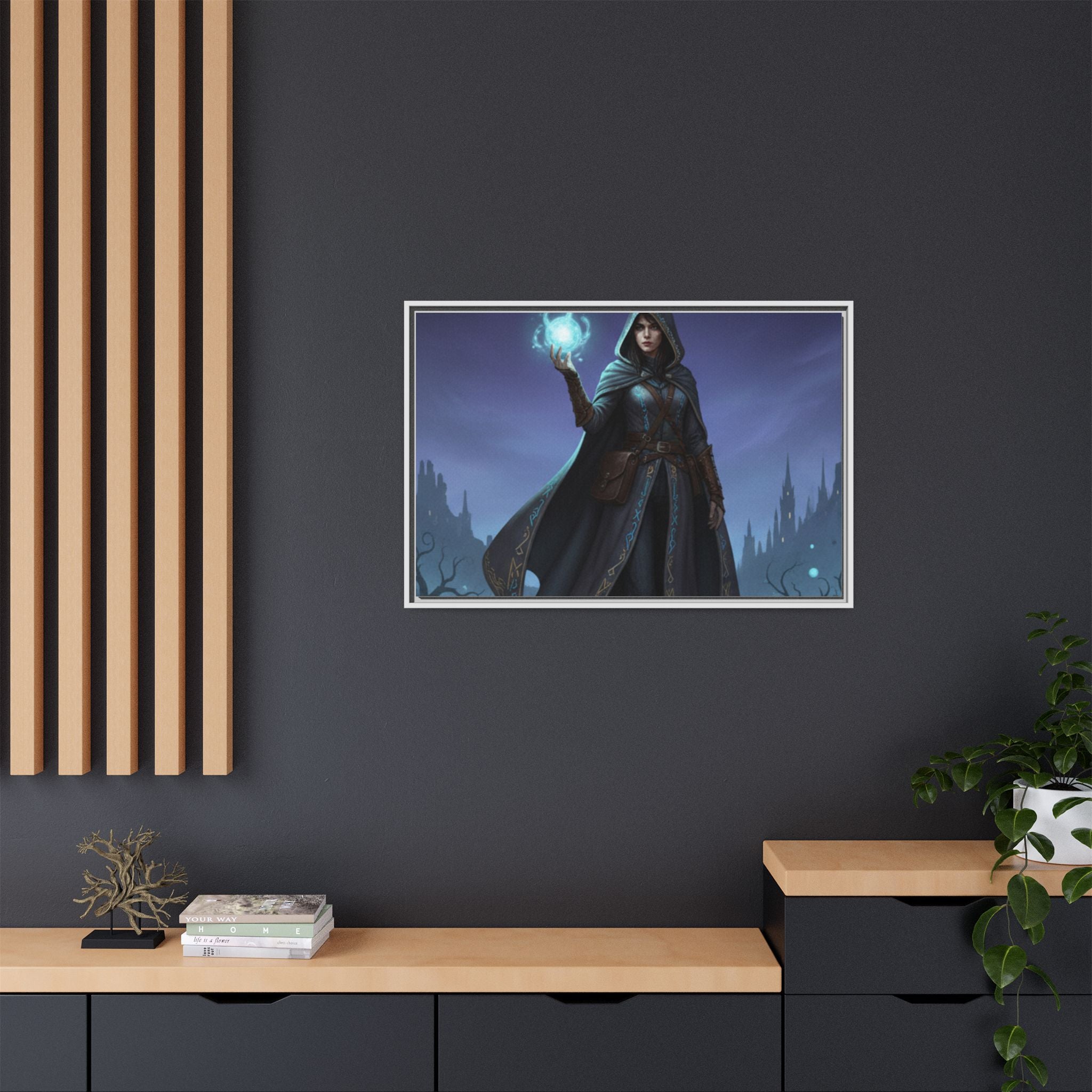 Framed Matte Canvas Wall Art