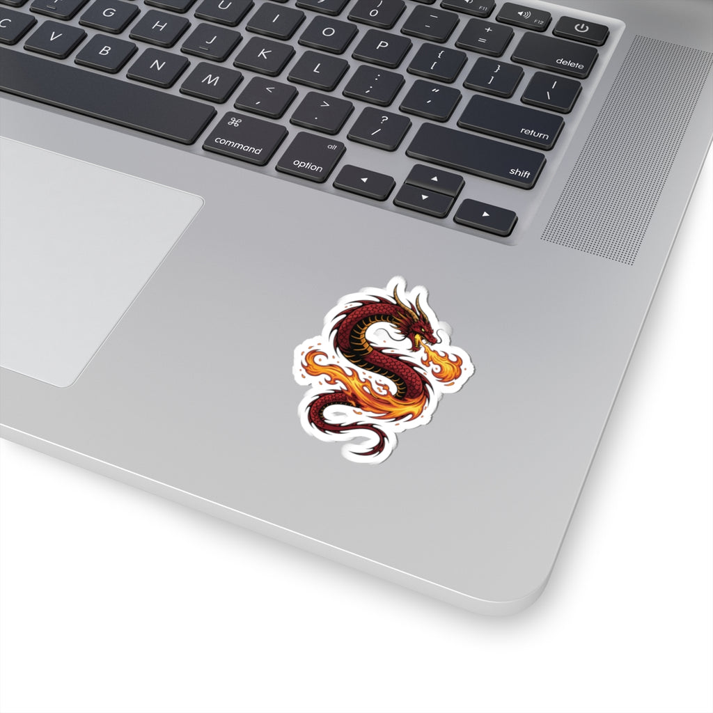 Fire Dragon Kiss-Cut Sticker