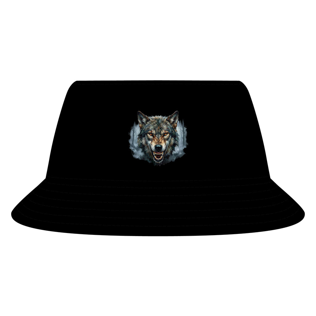 Wolf Face Bucket Hat
