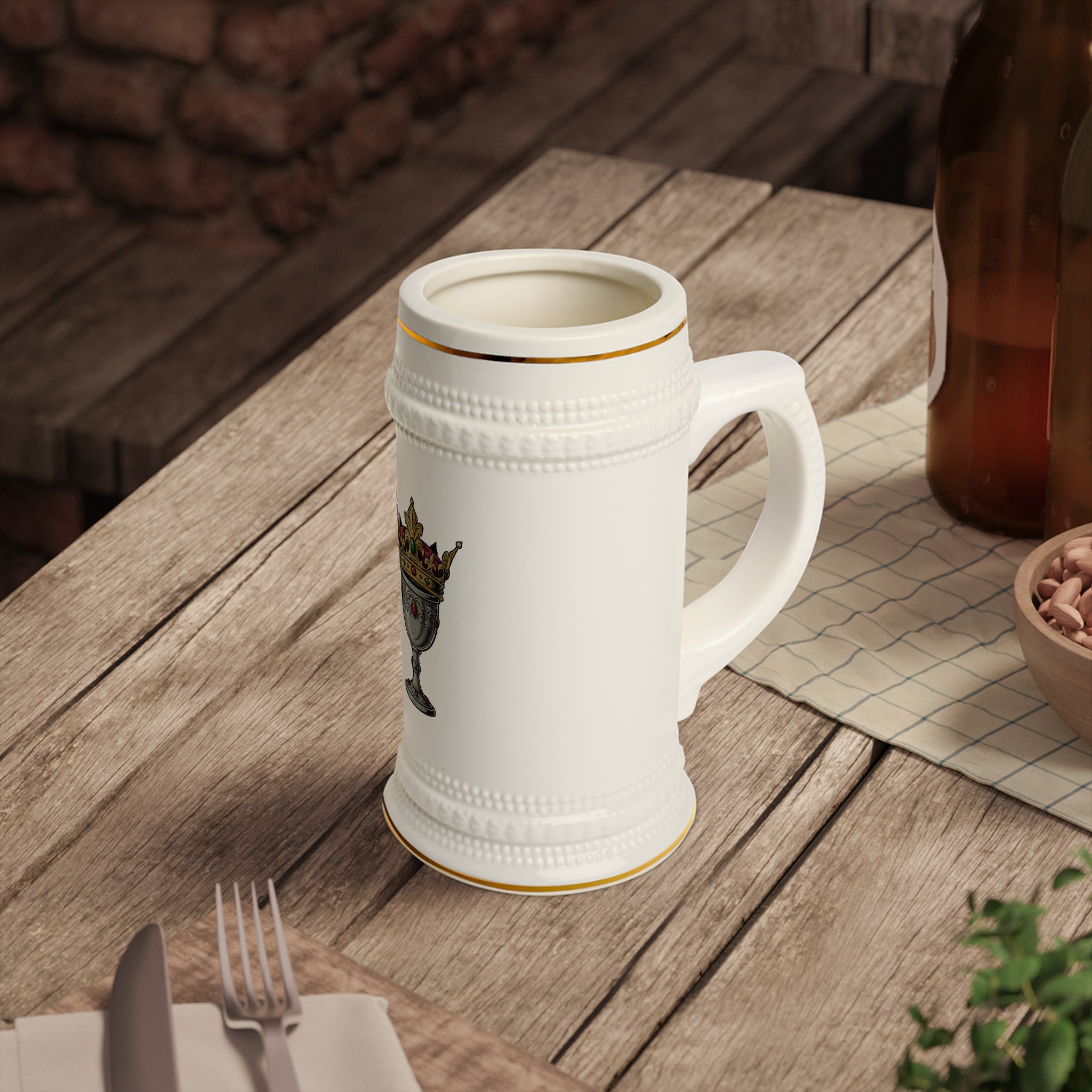 Regal Crown Goblet Beer Stein