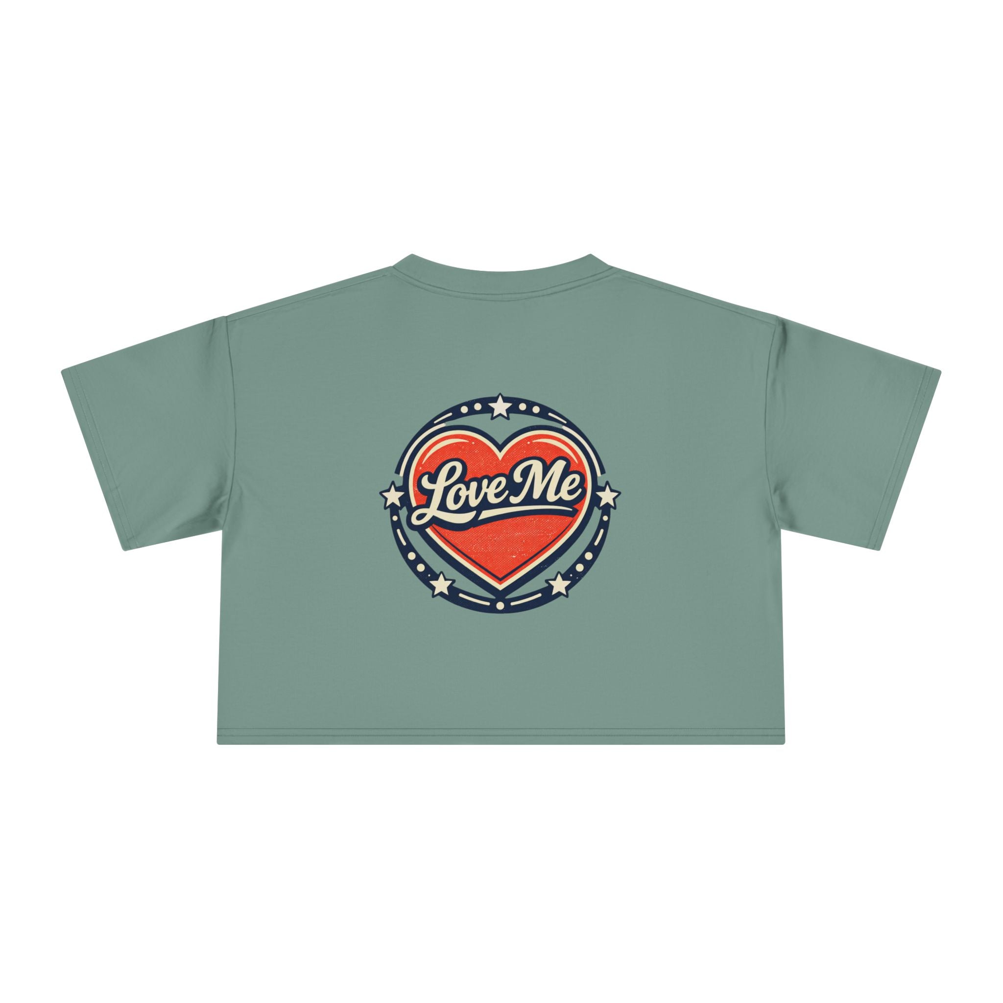 Love Me Heart Crop Tee — Women's Crop Top