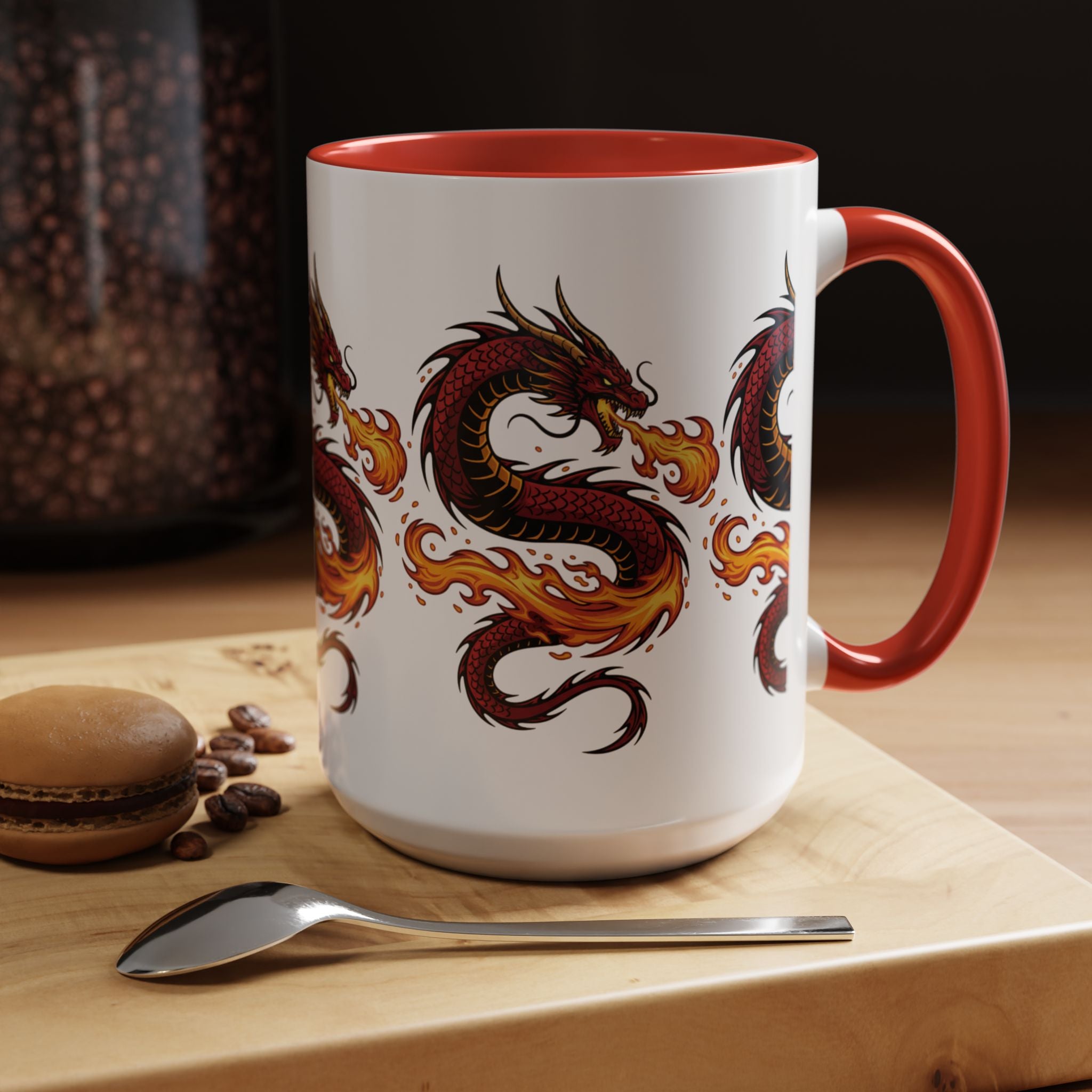 Fire Dragon Coffee Mug — Ceramic Mug (11/15 oz)