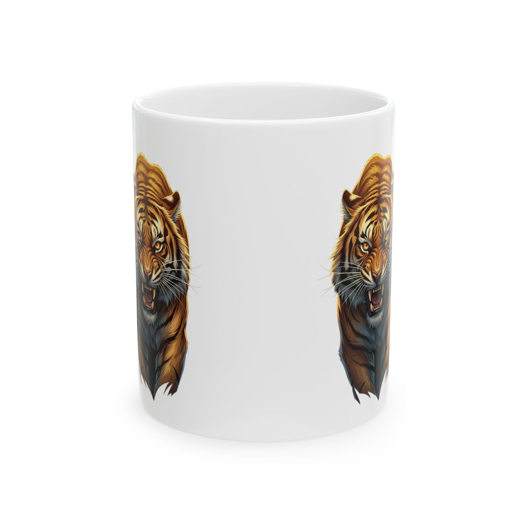 Roaring Tiger Ceramic Mug — Coffee Cup (11oz, 15oz)