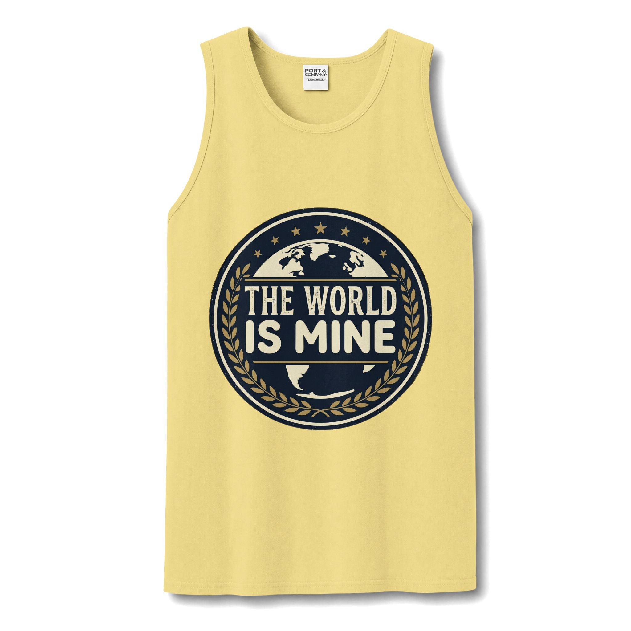 Unisex Tank Top — "The World Is Mine"