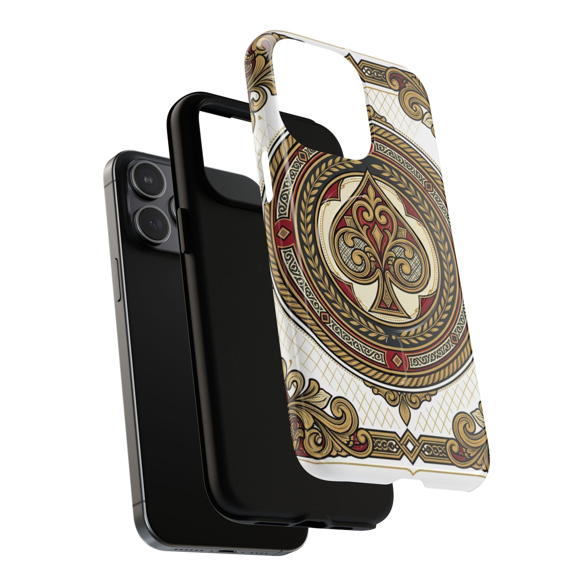 Ornate Ace of Spades Magnetic Tough Case