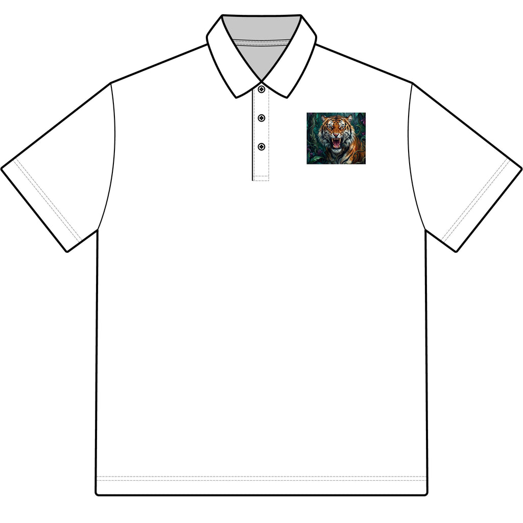 Polo Shirt - Embroidered Tiger Logo