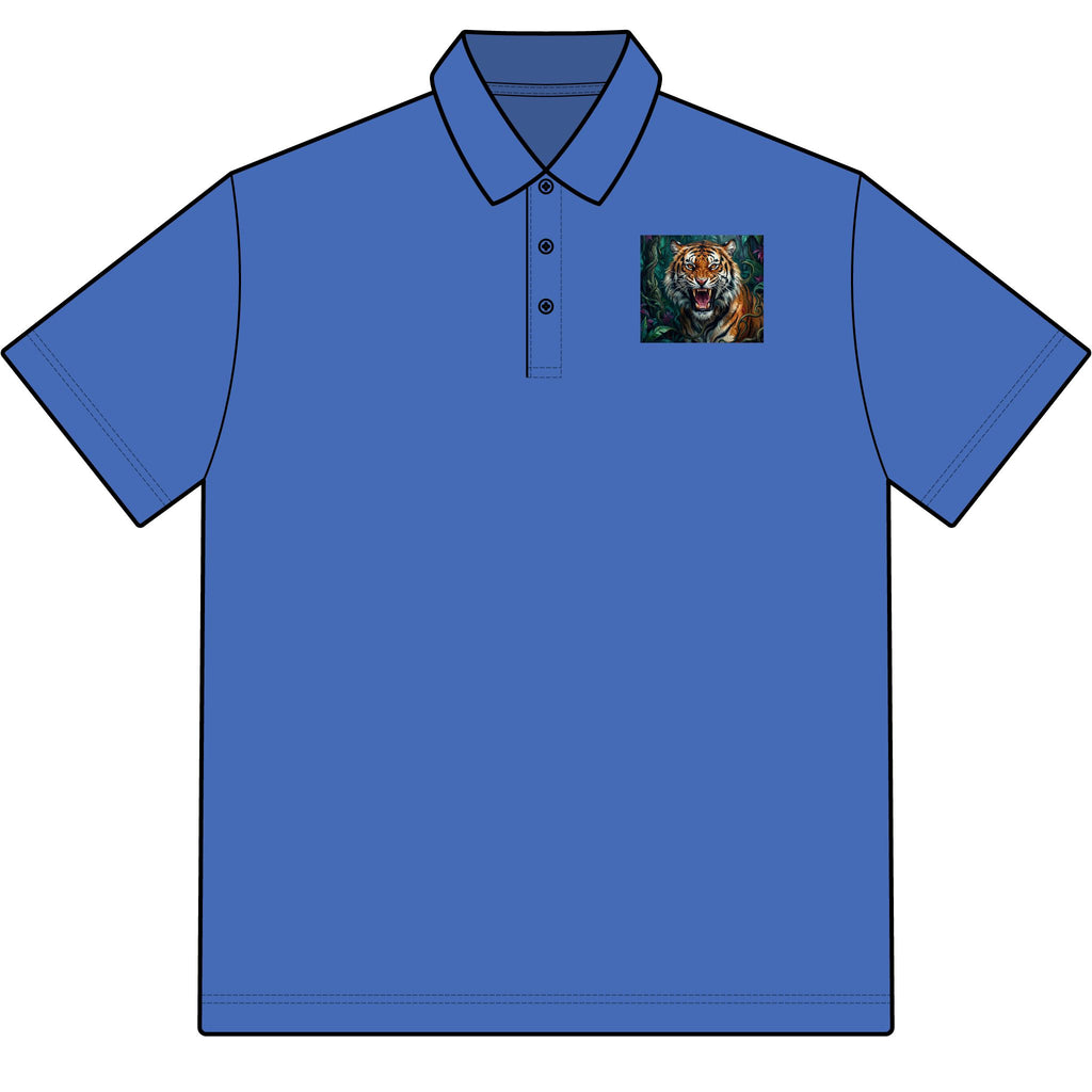 Polo Shirt - Embroidered Tiger Logo