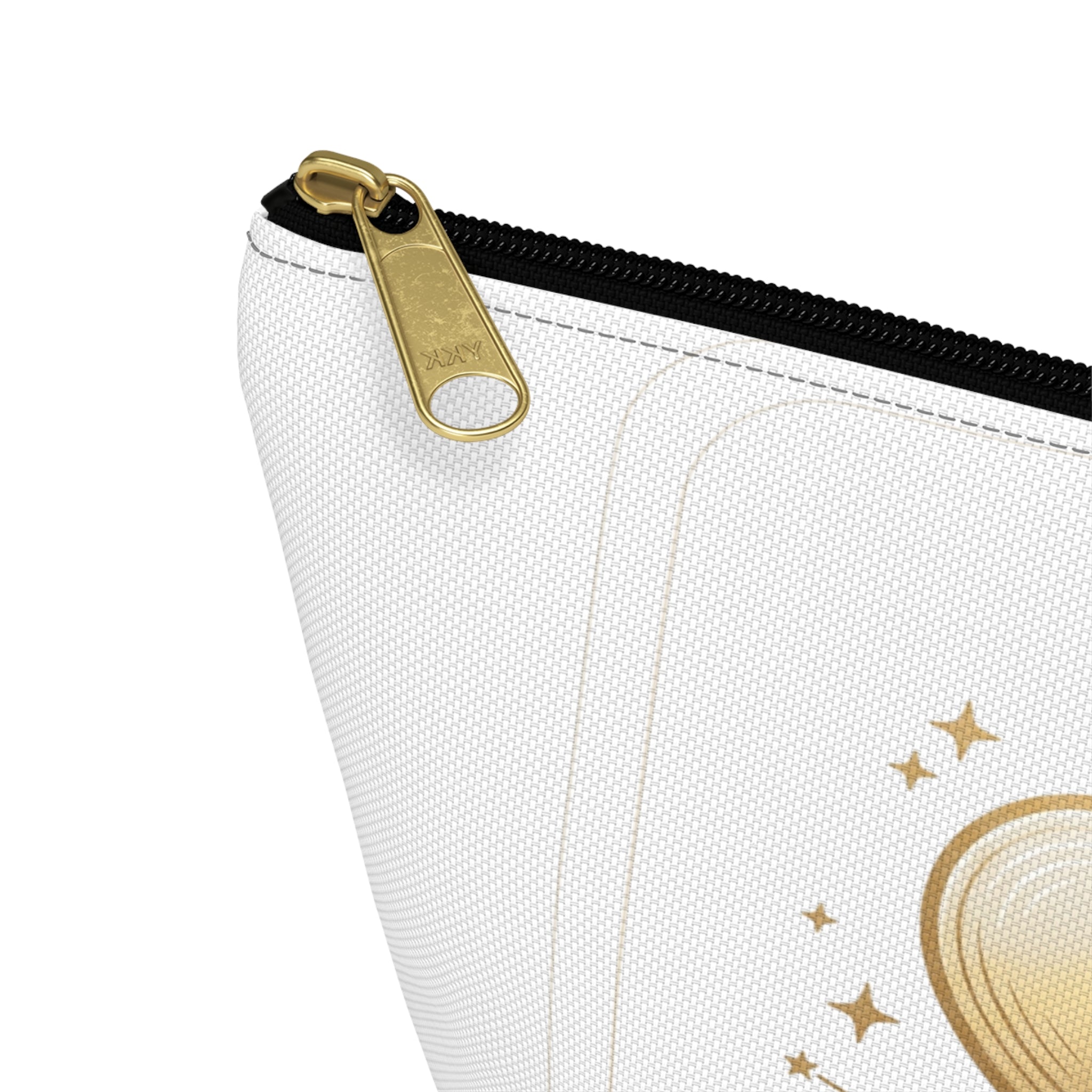 Gold Heart Constellation Accessory Pouch
