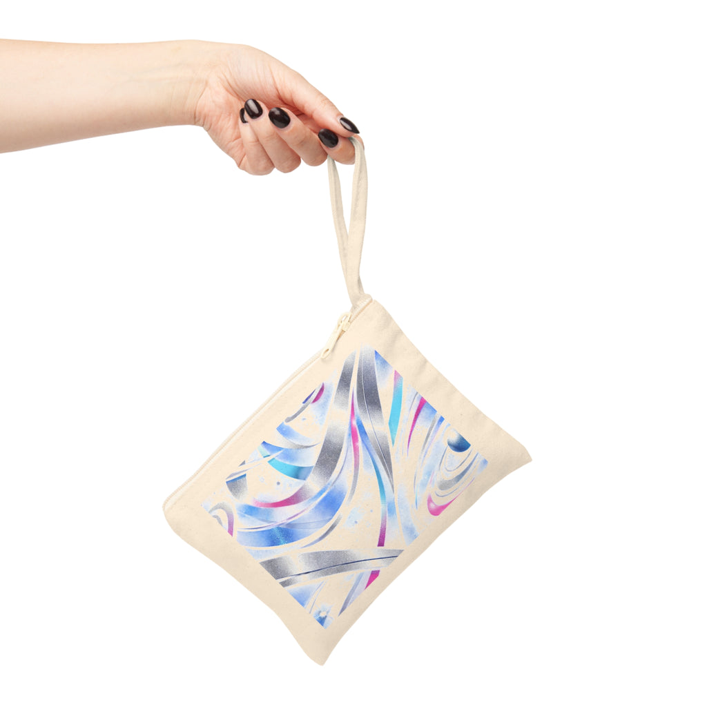 Abstract Swirl Zipper Pouch