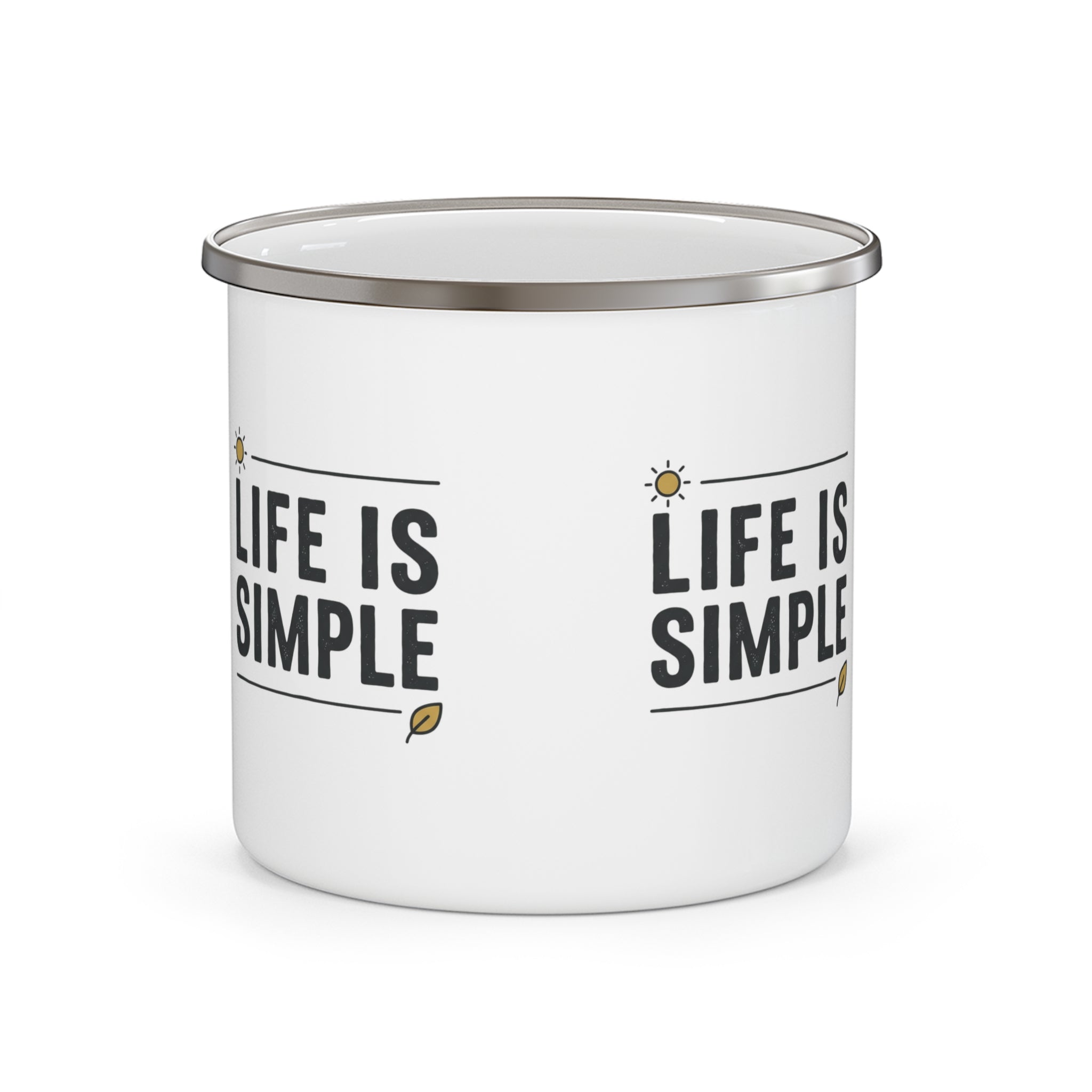 "Life Is Simple" - Camping Coffee Cup