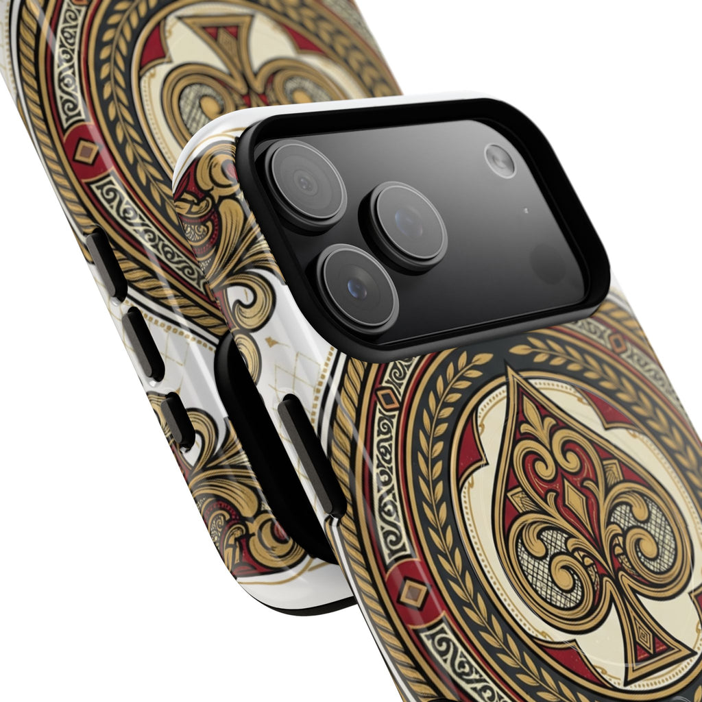 Ornate Ace of Spades Magnetic Tough Case