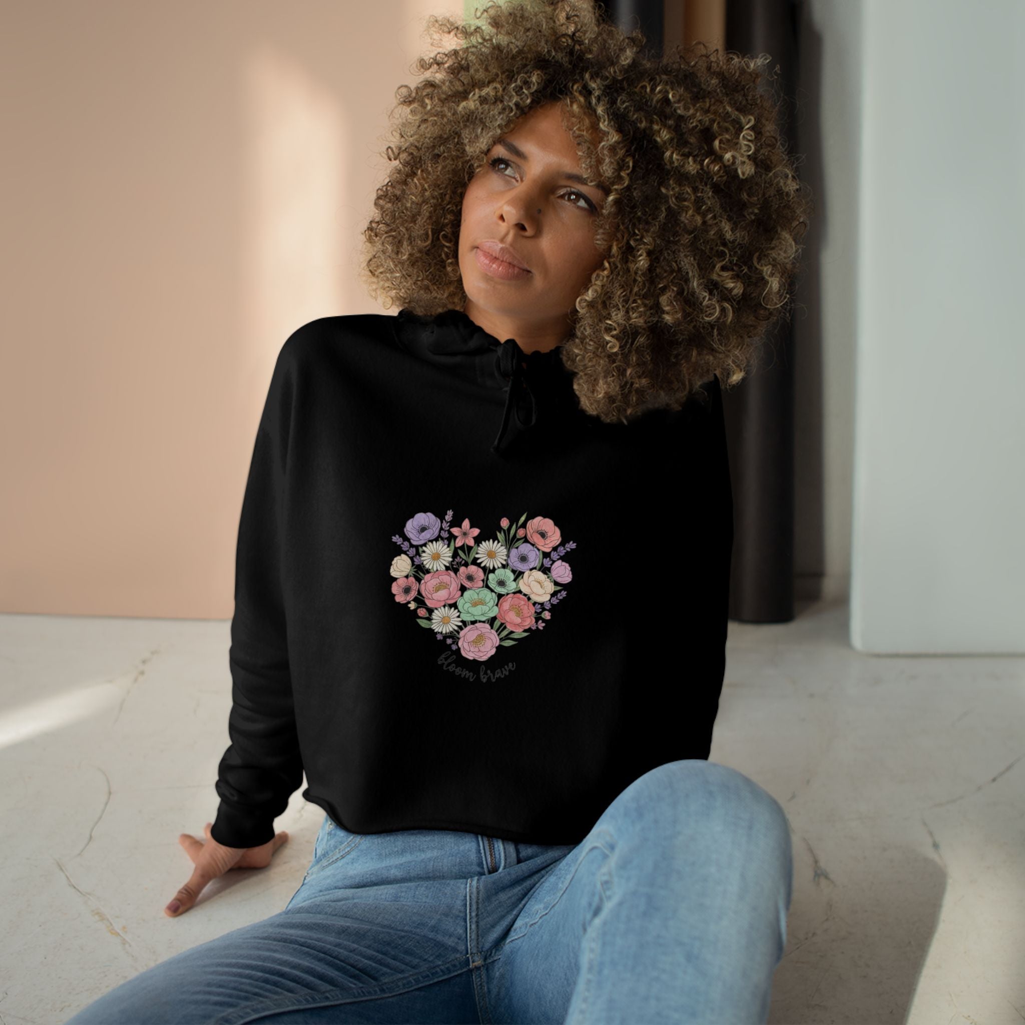 Floral Heart Hoodie