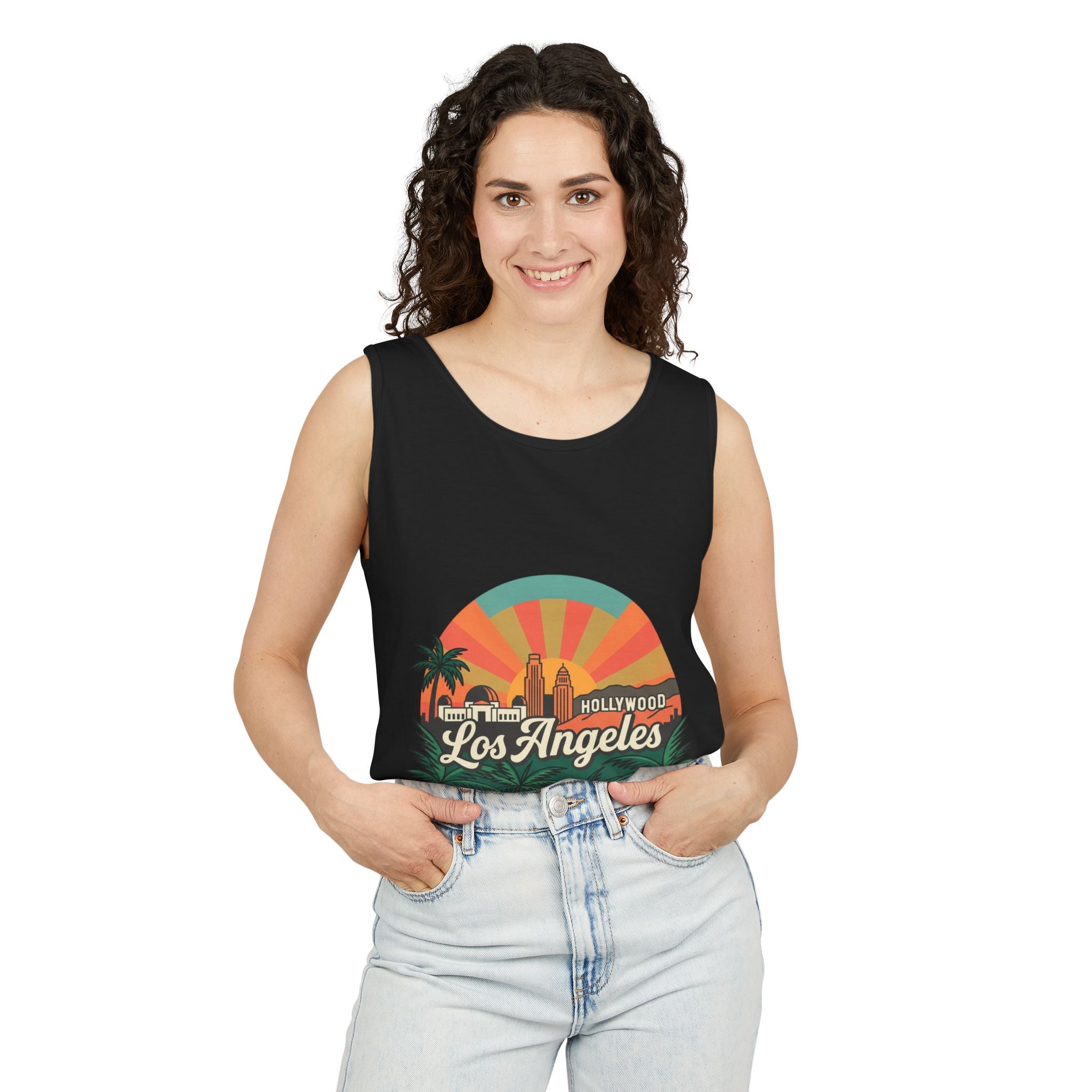 Los Angeles Retro Sunset Tank Top