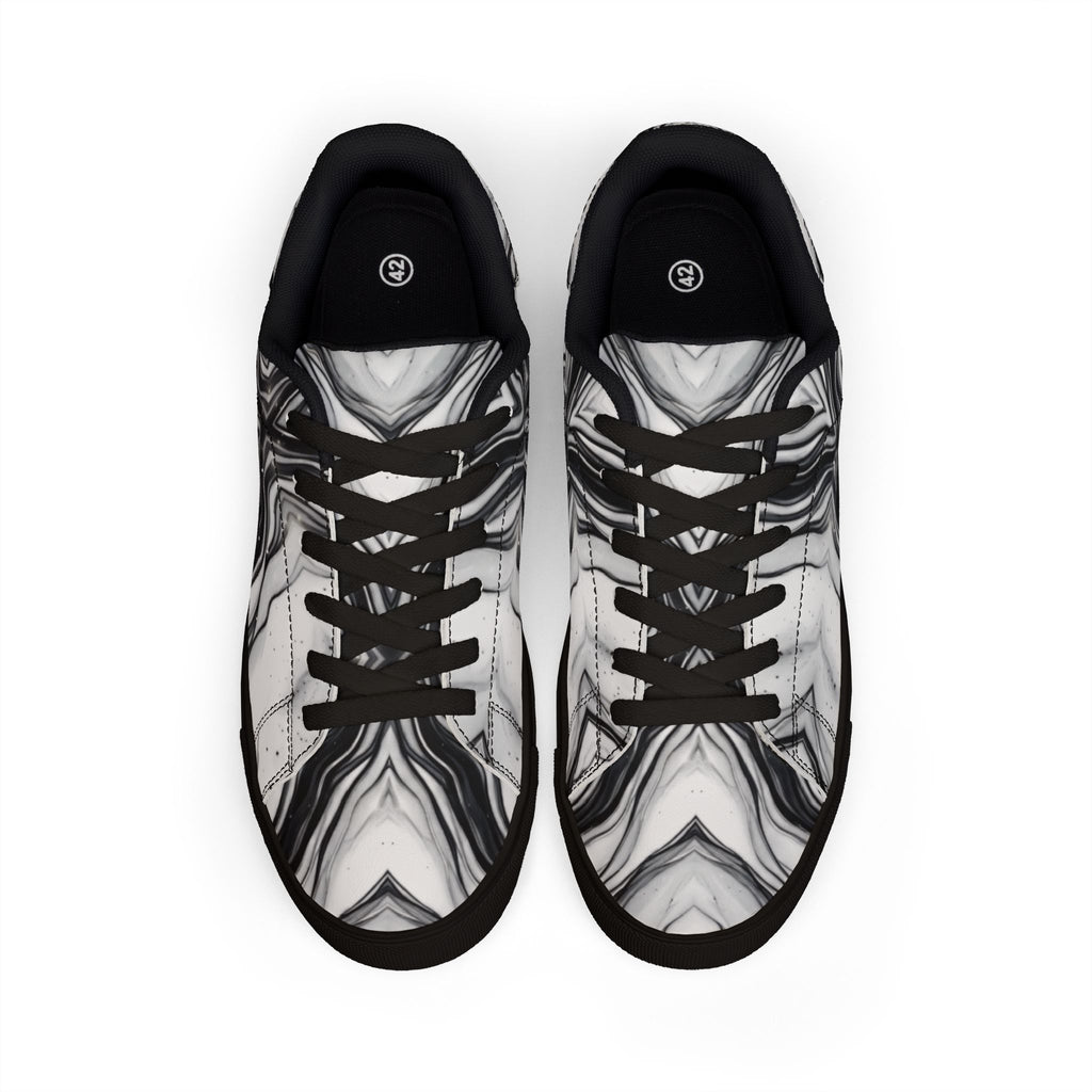 Marble Low ‑Top Sneakers