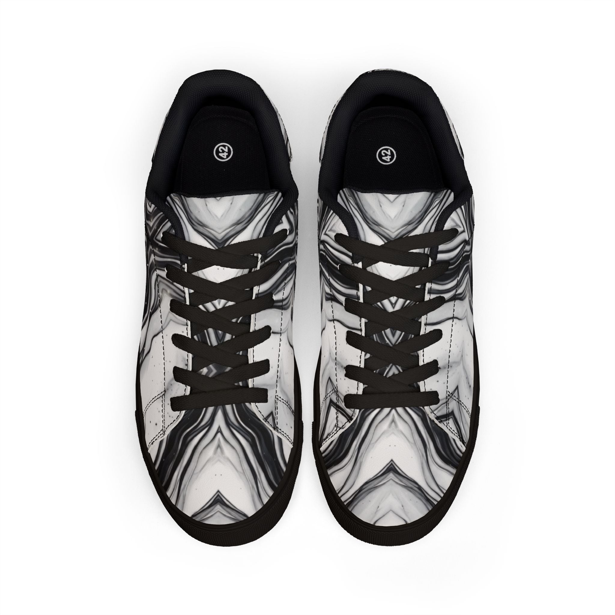 Marble Low ‑Top Sneakers