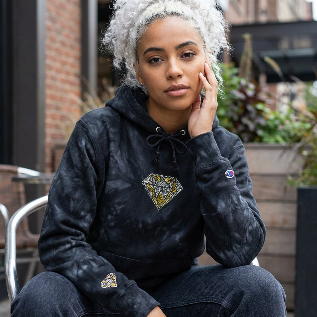 Champion - Diamond Embroidered Hoodie