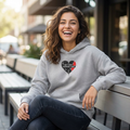 Chain Heart Graphic Hoodie