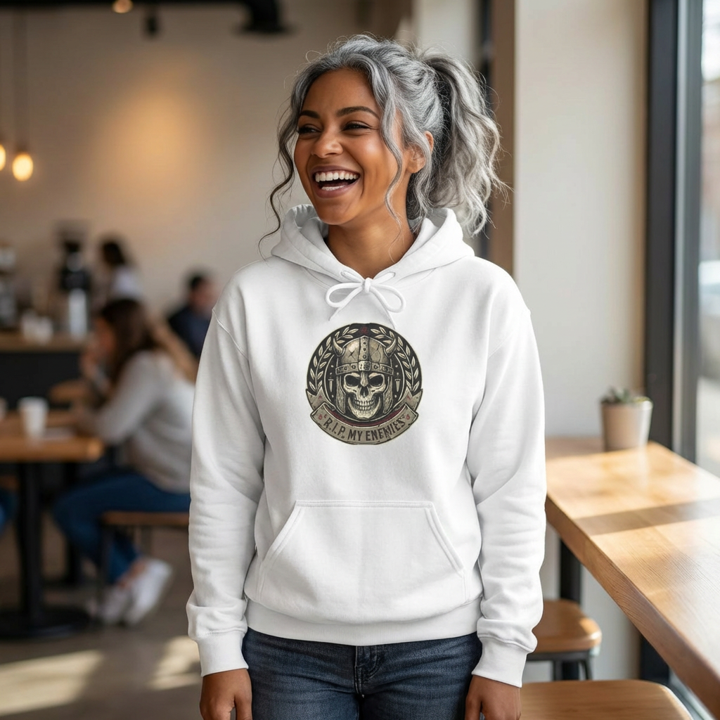Skull Crest Hoodie