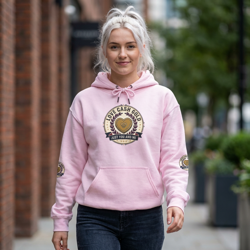 Love Cash Gold "Just You and Me" Hoodie