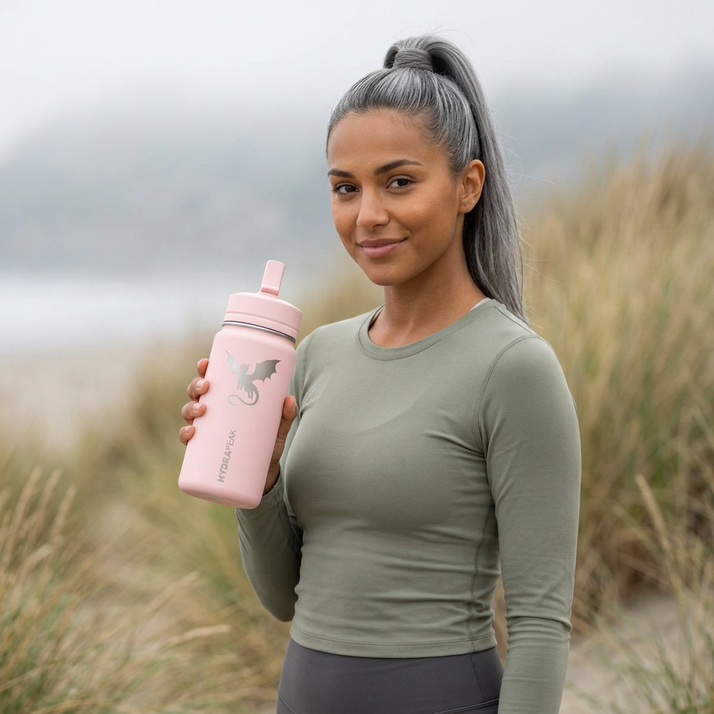 14oz Pink Mini Water Bottle