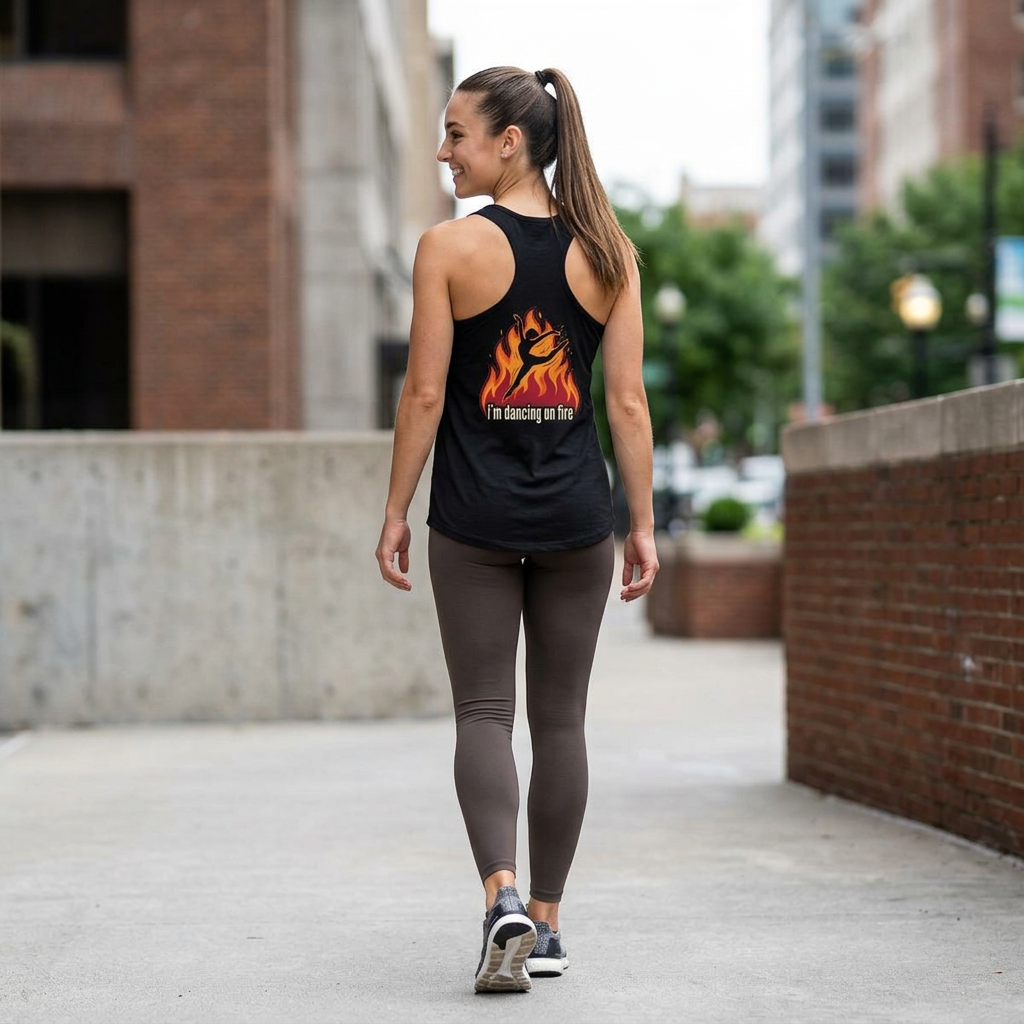Tank Top - "I'm Dancing On Fire" for Women