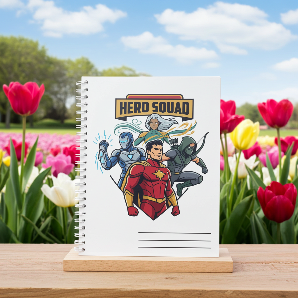 Hero Squad - Spiral Notebook