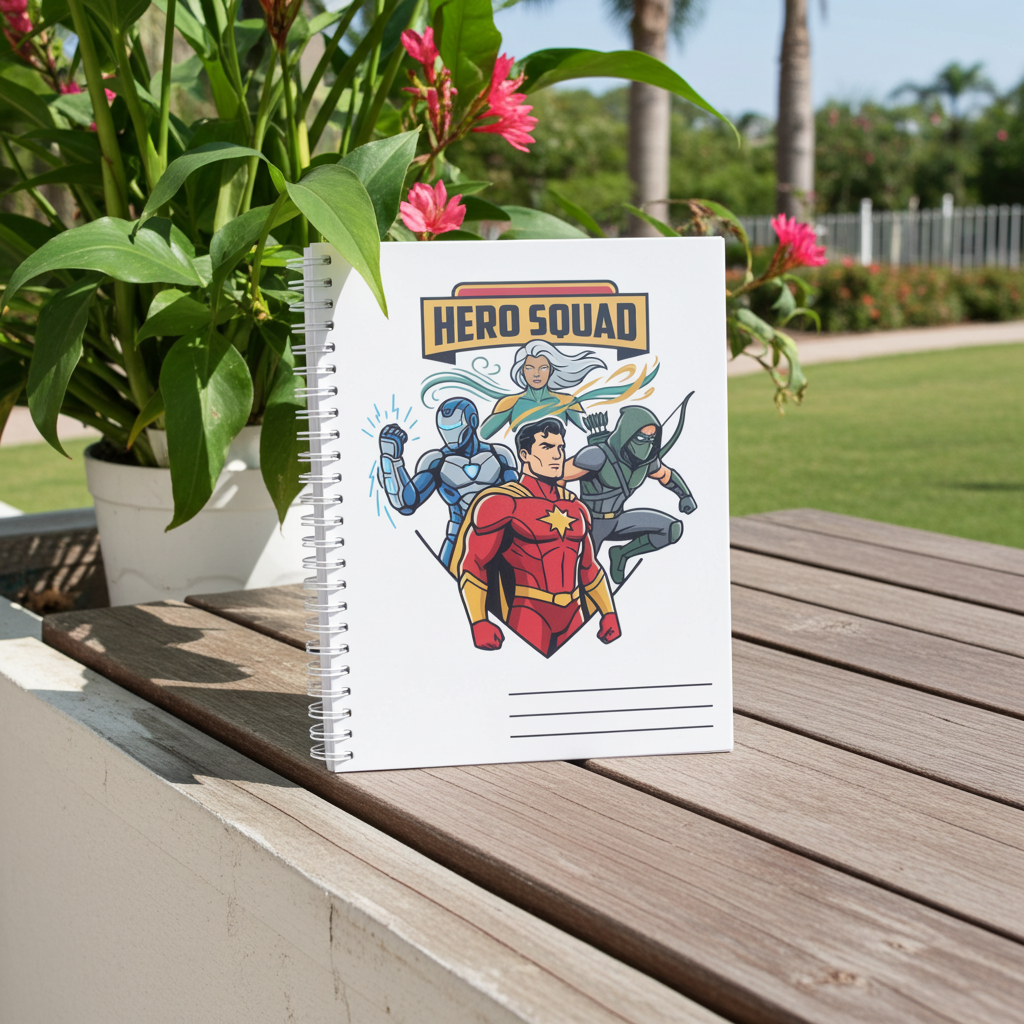 Hero Squad - Spiral Notebook