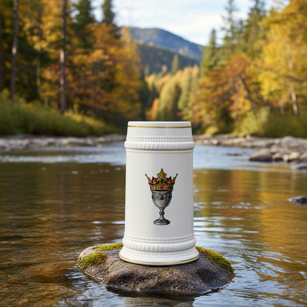 Regal Crown Goblet Beer Stein
