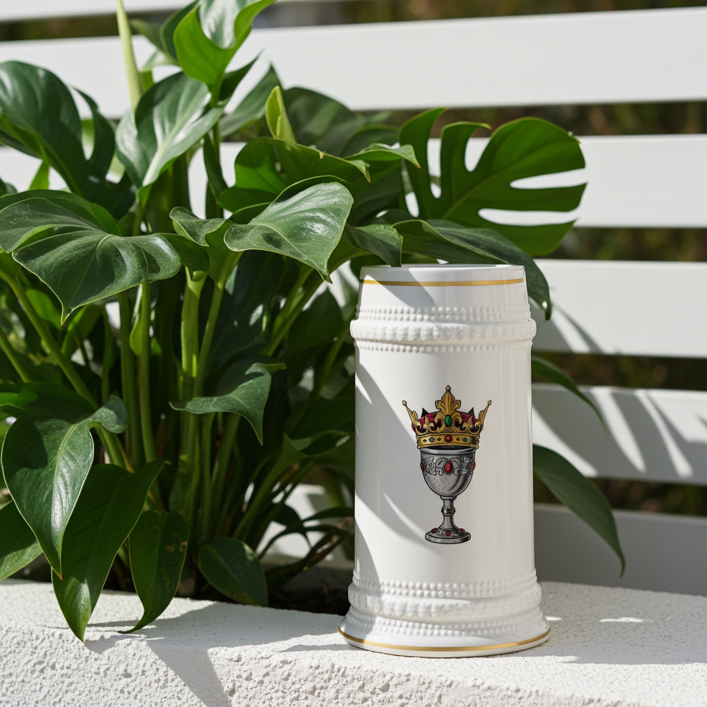 Regal Crown Goblet Beer Stein