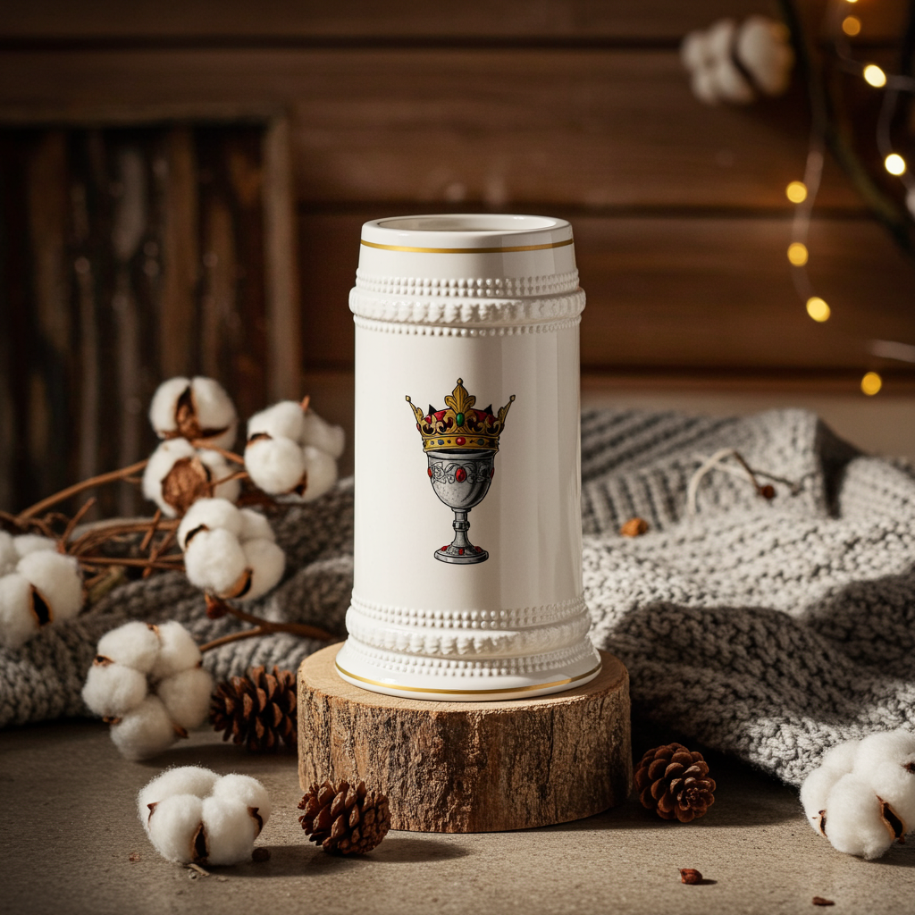 Regal Crown Goblet Beer Stein