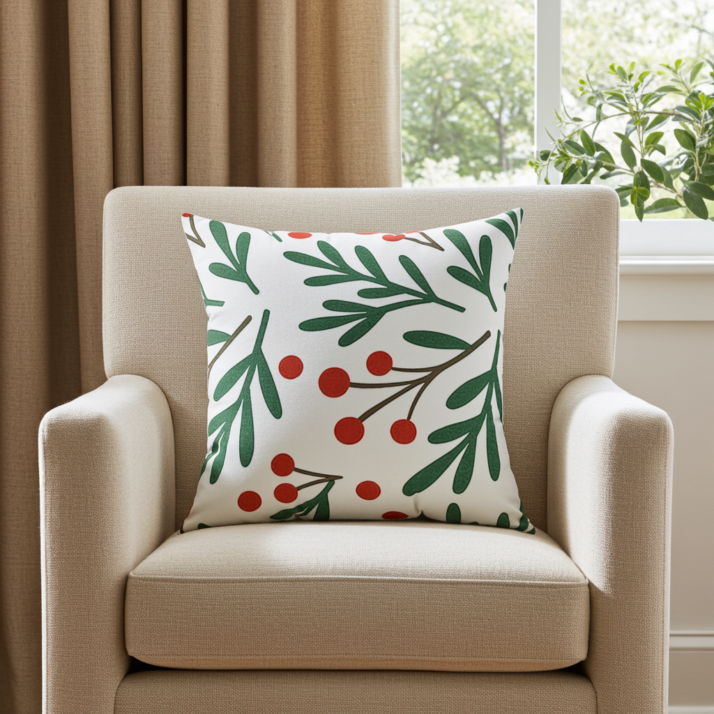 Holiday Berry Pillow