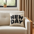 Woven Pillow – 'New Day' Pillow